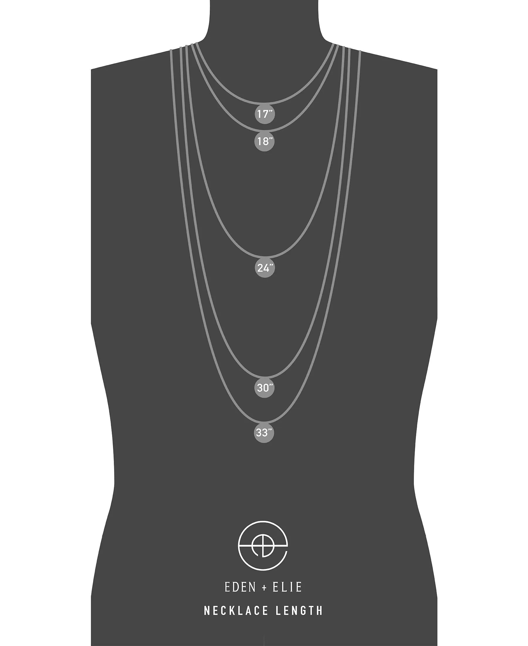 EDEN   ELIE Necklace Bar 3 bead starter set - mist serenity gradient