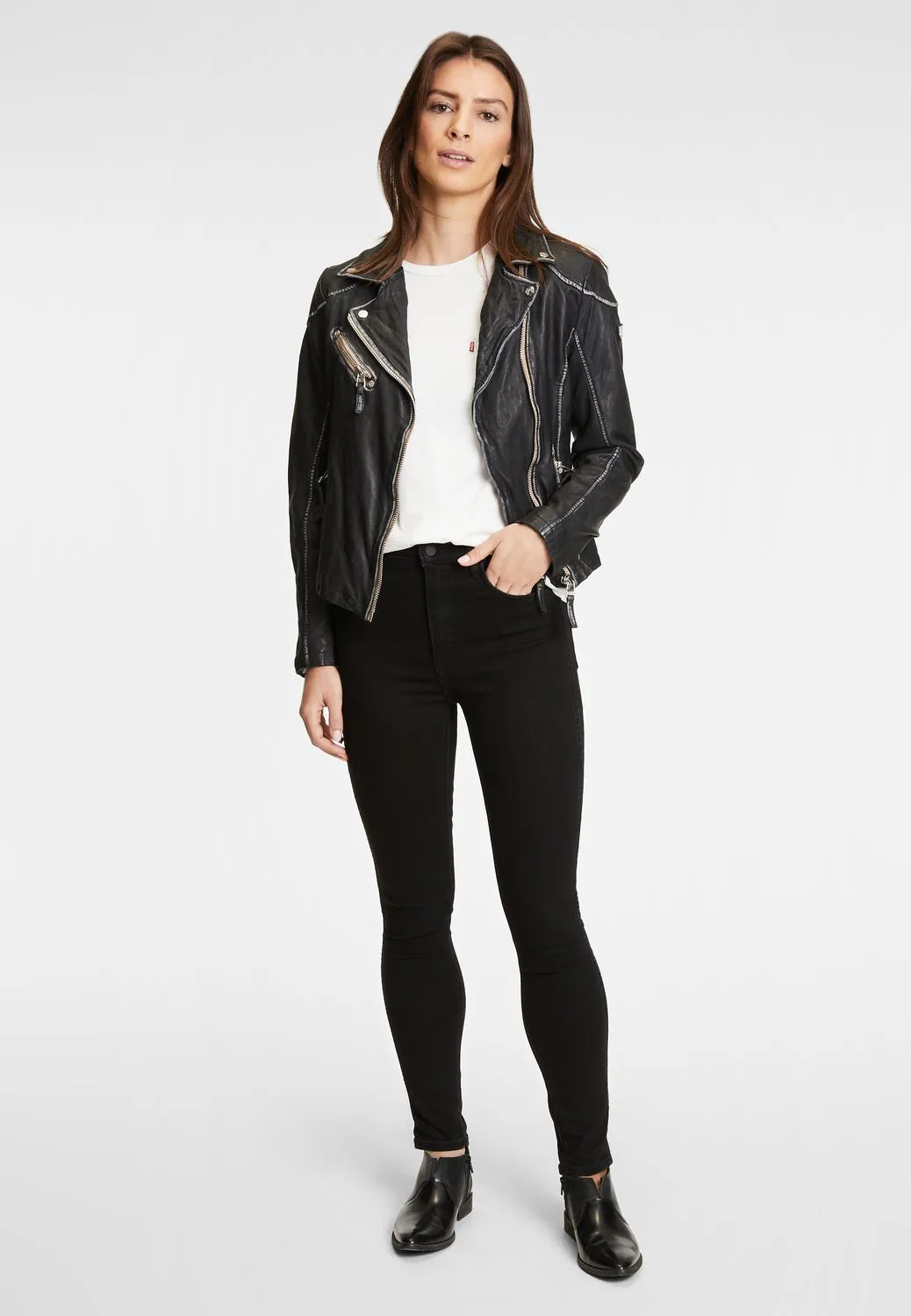 GIPSY | Lederjacke - PGG LULV | BLACK