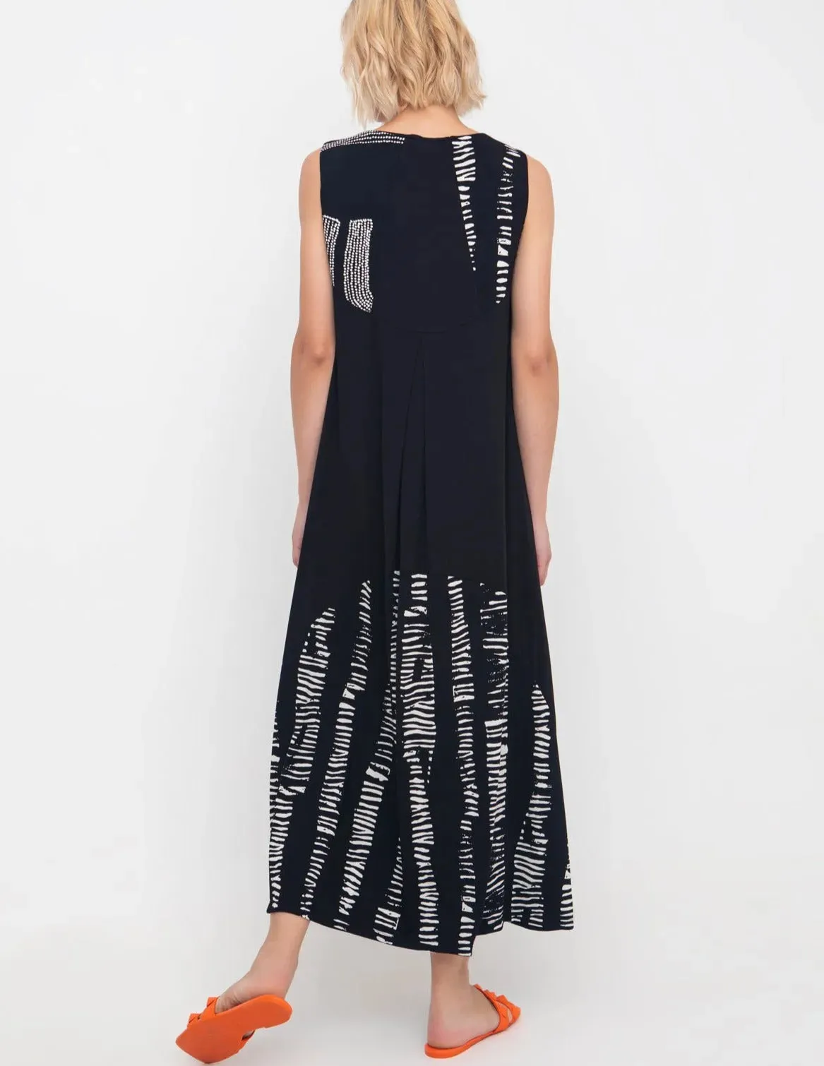 Ozai N Ku Bliss Sleeveless Maxi Dress, Black
