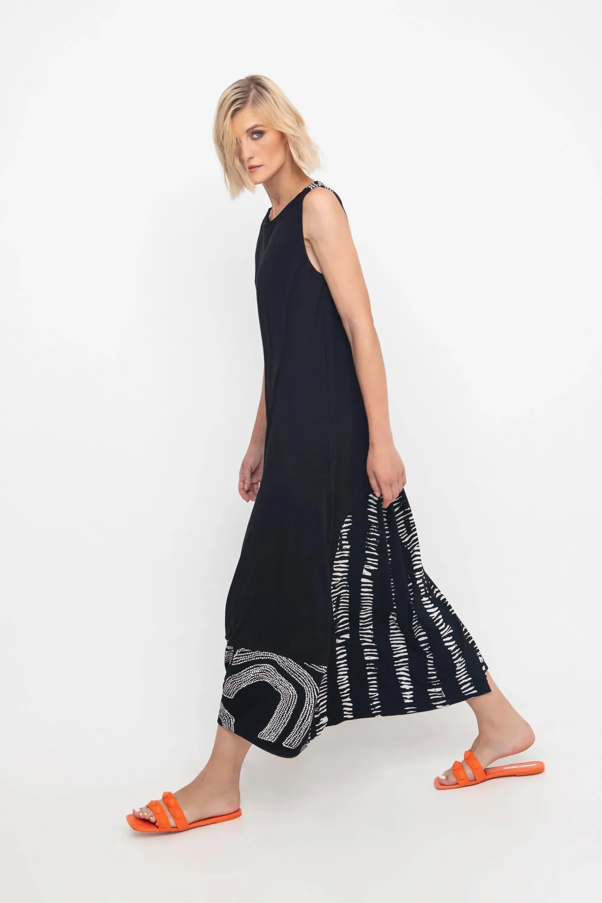 Ozai N Ku Bliss Sleeveless Maxi Dress, Black
