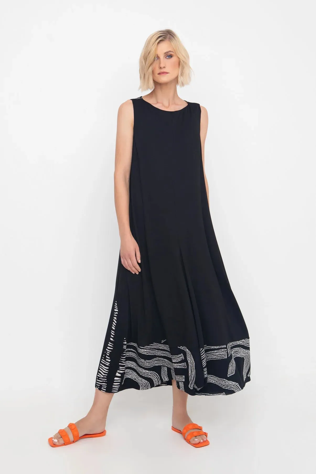 Ozai N Ku Bliss Sleeveless Maxi Dress, Black