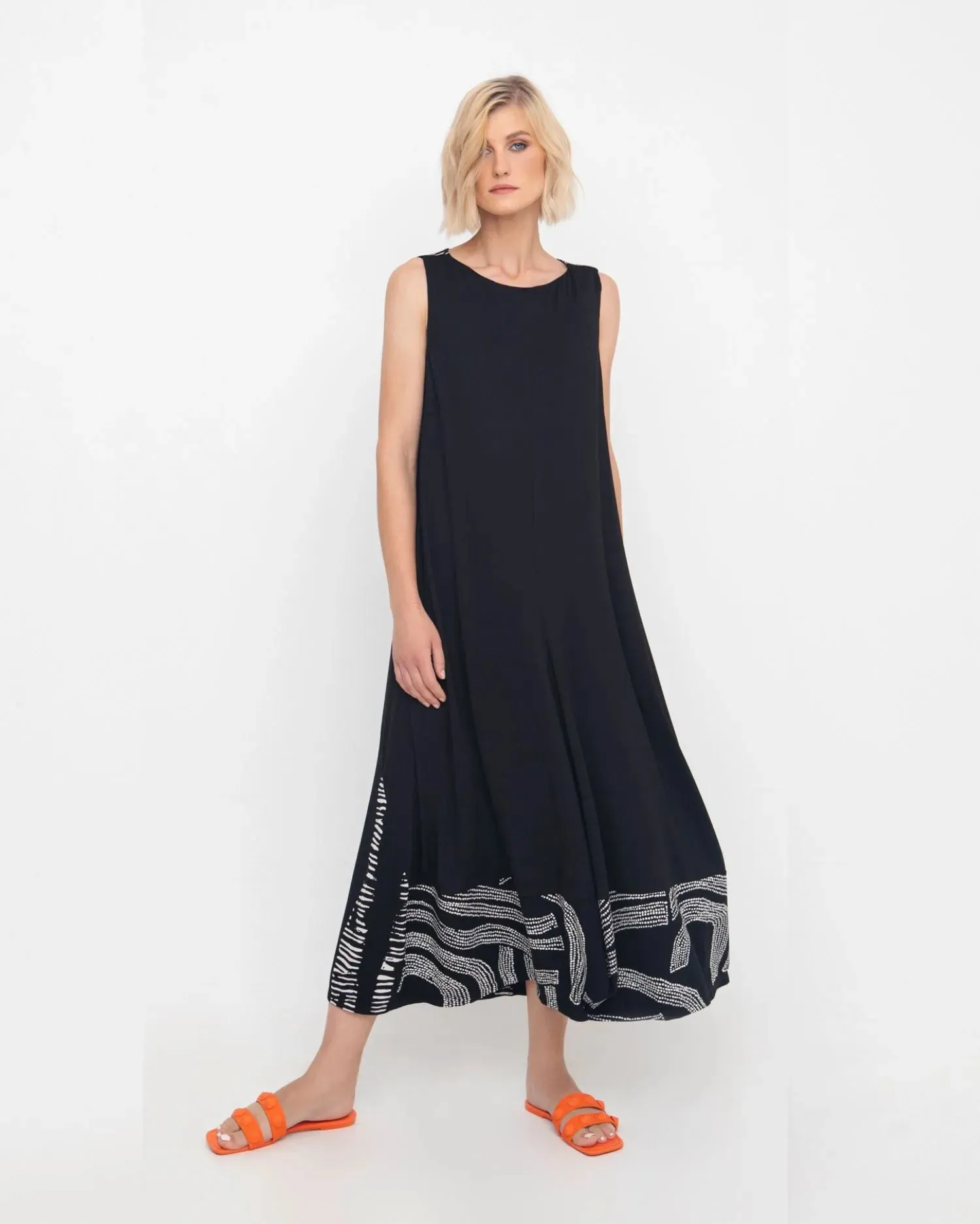 Ozai N Ku Bliss Sleeveless Maxi Dress, Black