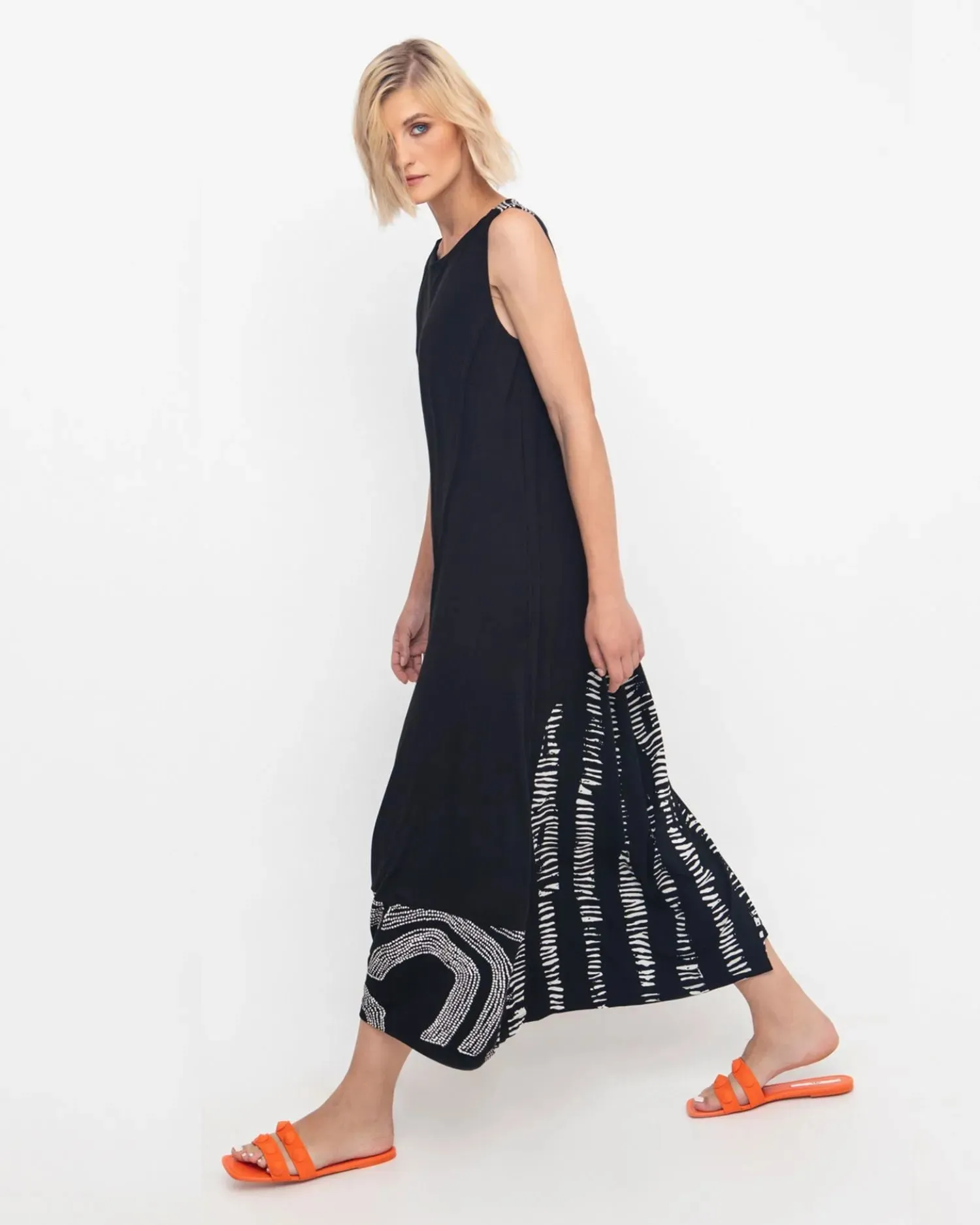 Ozai N Ku Bliss Sleeveless Maxi Dress, Black