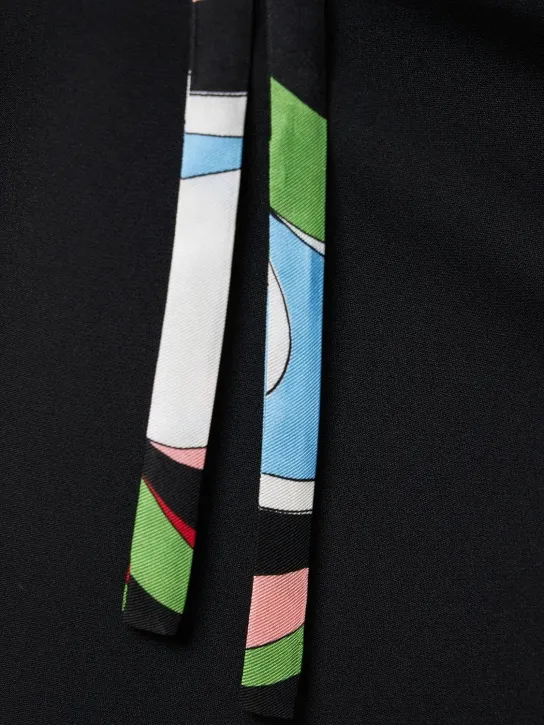 Pucci   Crepe mini halter dress 
