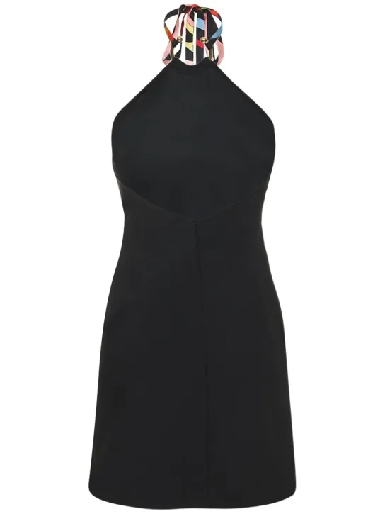 Pucci   Crepe mini halter dress 