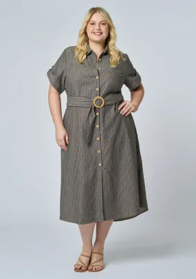 Quinn Stripe Shirt Dress