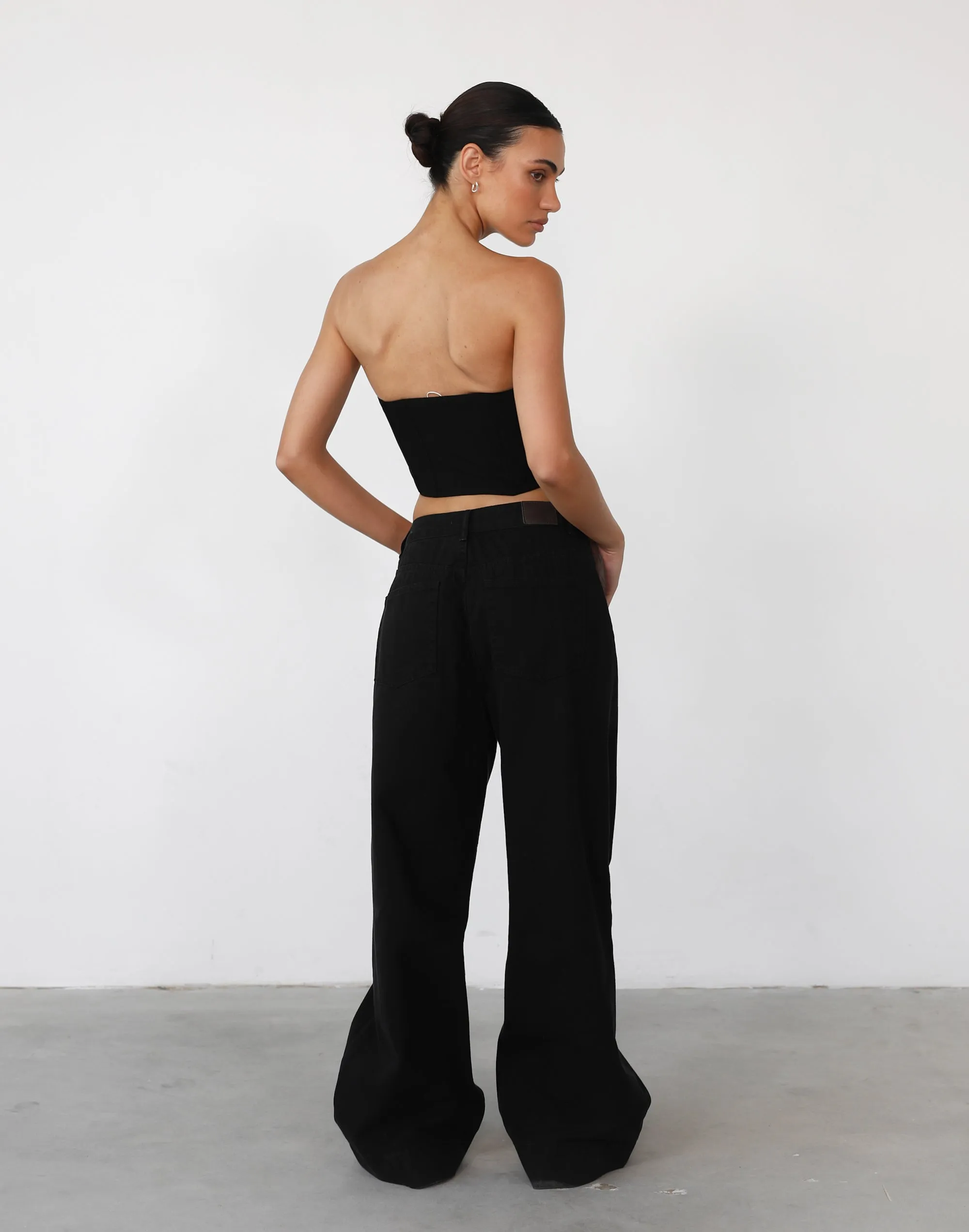 Scarlet Corset Top (Black)