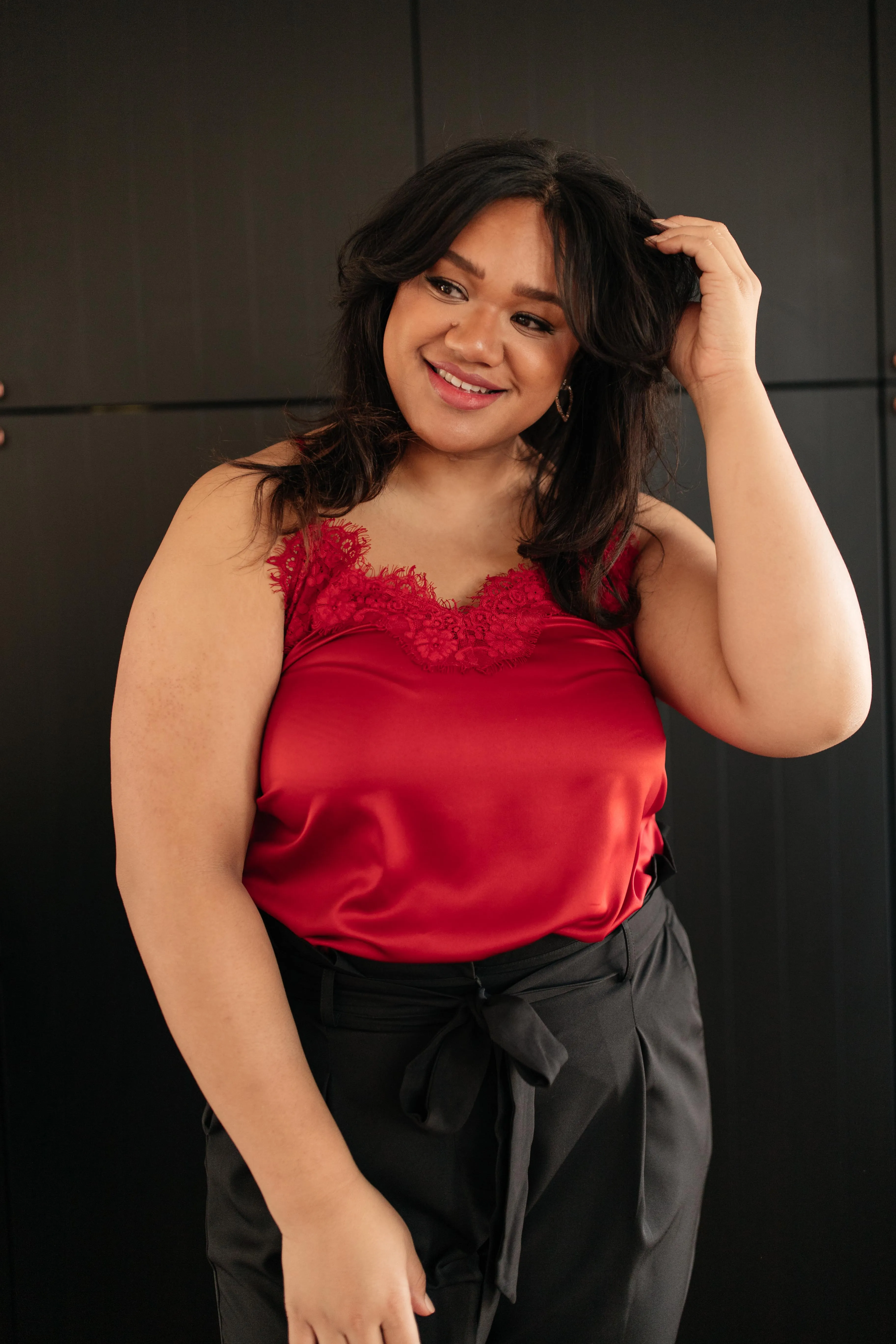 *Size S: Roses and Satin Tank