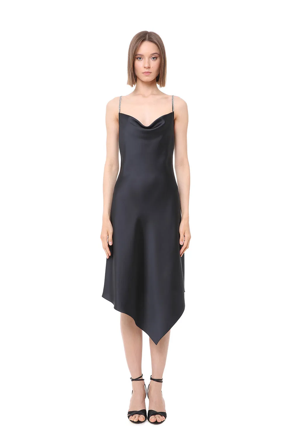 Taya Asymmetrical Slip Dress